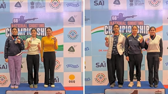 Manu Bhaker, Simranpreet Kaur Brar Win Gold At National Shooting Championship Competitions