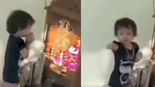 Little Girl Cries Inconsolably & Complains To Ganpati Bappa After Mummy Beats Her: ‘Ab Bahut Bada Panga Hoga’