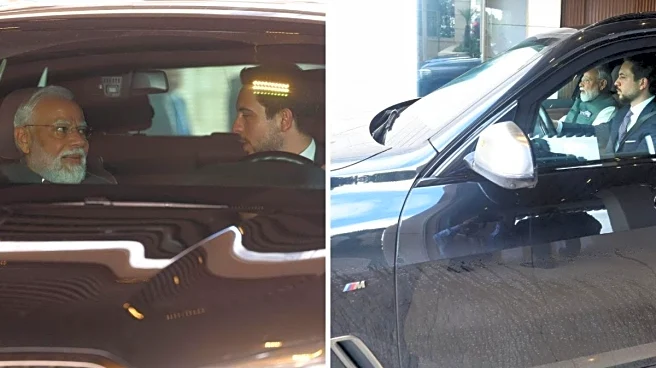 Royal Ride For Modi On Amman Visit: Crown Prince Al Hussein Drives PM To Jordan Museum