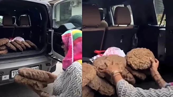 Woman Uses Rs 1.5 Crore Defender To Transport ‘Gobar’ Cakes, Internet Says ‘Itna Paisa Chahiye’