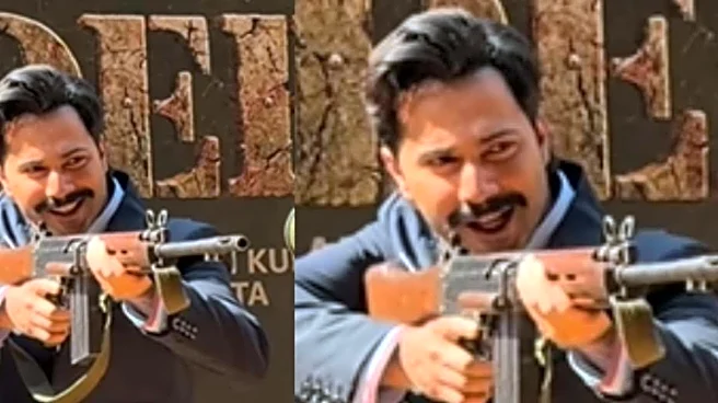 Varun Dhawan Flaunts New Moustache Look At Border 2 Teaser Launch