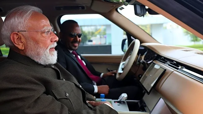 Ethiopian PM Abiy Ahmed Ali Drives PM Modi To Science Museum In Special Gesture