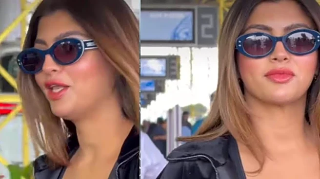 Akanksha Puri’s Airport Look Is All About Comfort, Style And Toned Abs