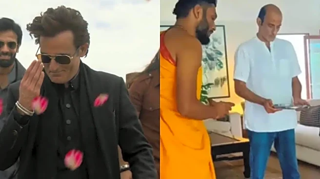 Akshaye Khanna Performs Vastu Shanti Hawan Amid Dhurandhar Success At Alibaug Bungalow