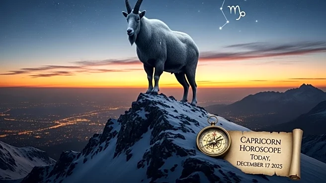 Capricorn Horoscope Today, December 17 2025