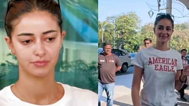 Amid Tu Meri Main Tera Main Tera Tu Meri Promotions, Ananya Panday Ditches Glam For Her Airport Look