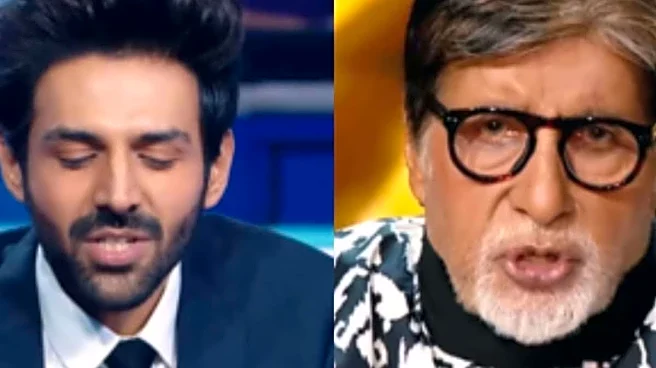 KBC 17: Ananya Panday Teaches Amitabh Bachchan Gen Z Slangs, Kartik Aaryan Performs On Jumma Chumma