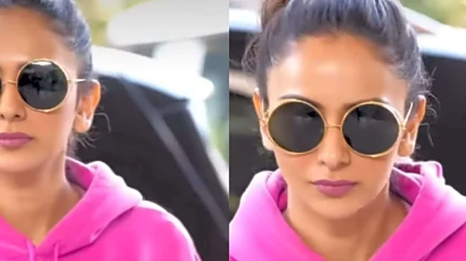 Rakul Preet Channels Her Inner Barbie Energy With Husband Jackky Bhagnani
