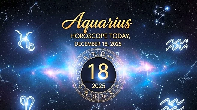 Aquarius Horoscope Today, December 18, 2025