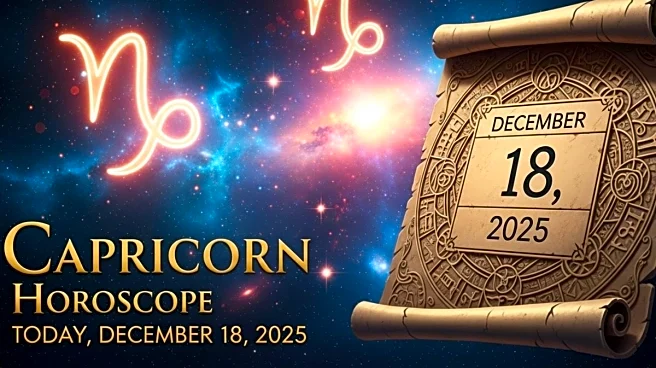 Capricorn Horoscope Today, December 18, 2025