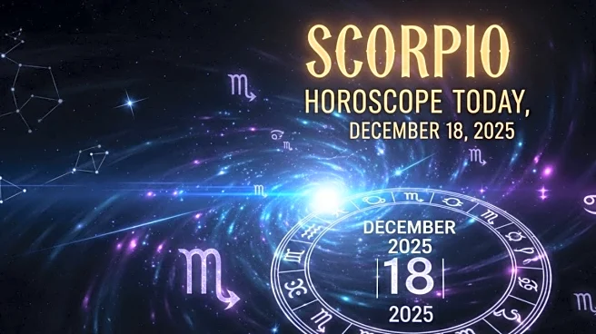 Scorpio Horoscope Today, December 18, 2025
