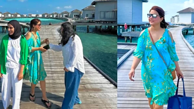Hina Khan’s Picture-Perfect Morning In The Maldives Is About Breakfast By The Sea