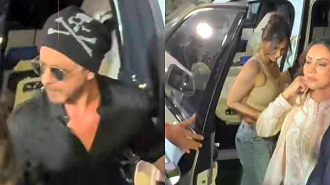 Shah Rukh Khan Steps Out With Gauri And Suhana Khan To Cheer For AbRam At School Event | WATCH