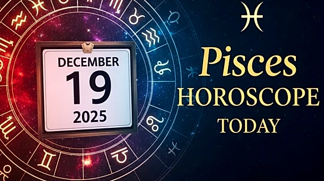 Pisces Horoscope Today, December 19, 2025