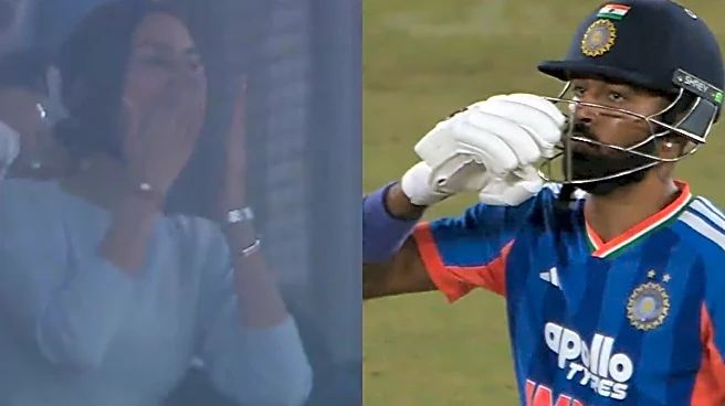 Hardik Pandya Blows Kisses To Girlfriend Mahieka Sharma, Her Reaction Wins Internet | Watch