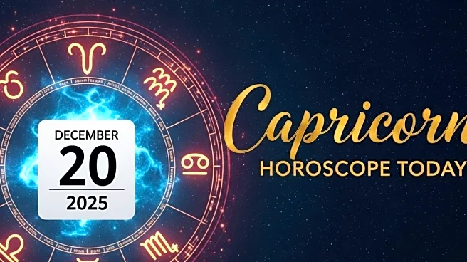 Capricorn Horoscope Today, December 20, 2025