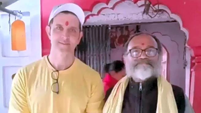 Hrithik Roshan Seeks Blessings At Santala Devi Temple During Uttarakhand Trek