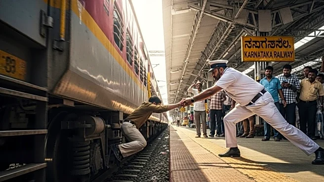 Station Master’s Quick Reflexes Save Passenger From Moving Train At Karnataka Station | Watch