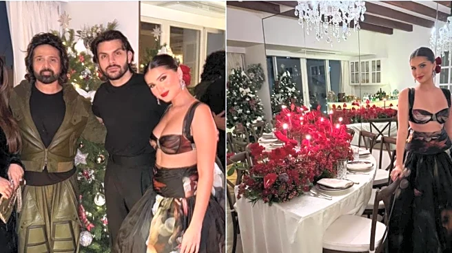 Inside Tara Sutaria’s Christmas Dinner Party: Veer Pahariya, Himesh Reshammiya, Bhumi Pednekar Attend | PICS