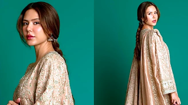 Sonam Bajwa’s Soft Gold Anarkali Is Effortless Elegance In Its Finest Form