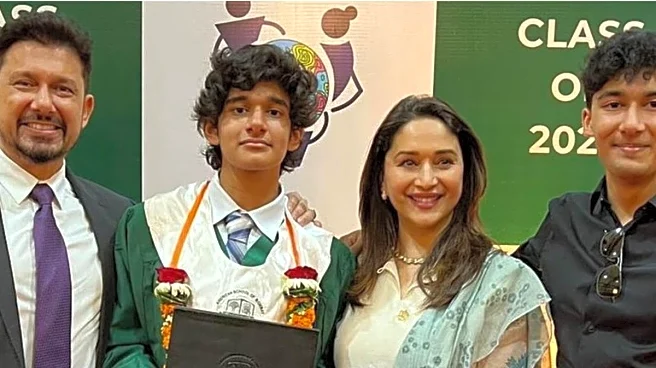 Madhuri Dixit Reveals Sons Saw Her Iconic Films Only After College: ‘Because Of Their Indian Friends…'