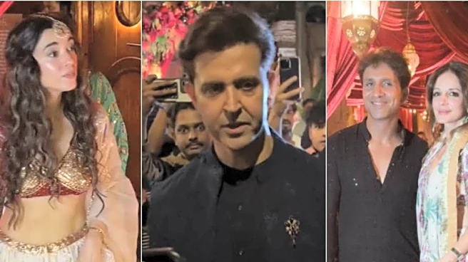 Hrithik Roshan, GF Saba Azad Attend His Cousin’s Pre-Wedding Festivities, Sussanne Khan-Arslan Goni Join