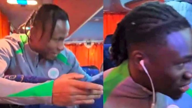 'What Did I Ever Do To You?': Chukwueze, Bassey Continue 'Ball's Gone To AFCON Before Us' Banter Ahead Of Nigeria Opener