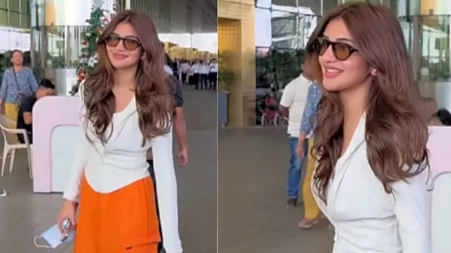 Sreeleela Keeps It Stylish And Simple During Mumbai Airport Spotting