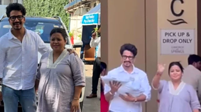 Bharti Singh Gets Discharged From Hospital, Takes Baby Boy Home | Watch Video