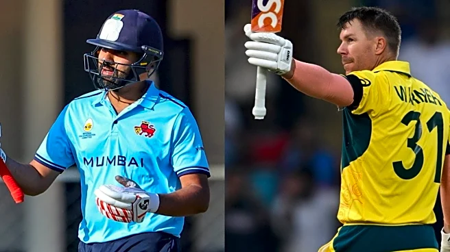 Rohit Sharma Equals David Warner's World Record Of Most...