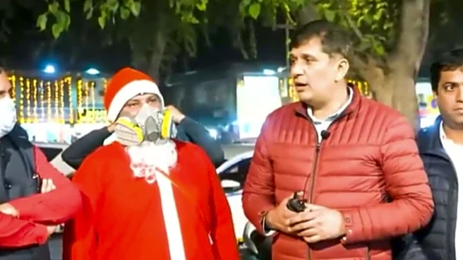 AAP Leaders Saurabh Bhardwaj, Sanjay Jha Booked For Santa Claus Skit On Delhi Pollution