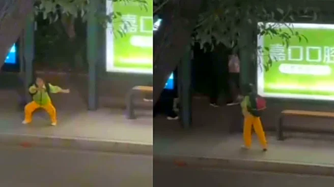 Chinese Schoolgirl, Waiting For Her Ride, Turns Bus Stop Into Martial Arts Dojo: ‘Amount Of Discipline Is Insane’