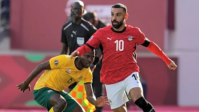 Eye For Penalty! Salah Sends 10-Man Egypt Through To AFCON Last 16 With 1-0 Win Over South Africa
