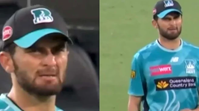 Shaheen Afridi Gets Smacked For 19 Runs In 1 BBL Over, Then Gets Injured | WATCH