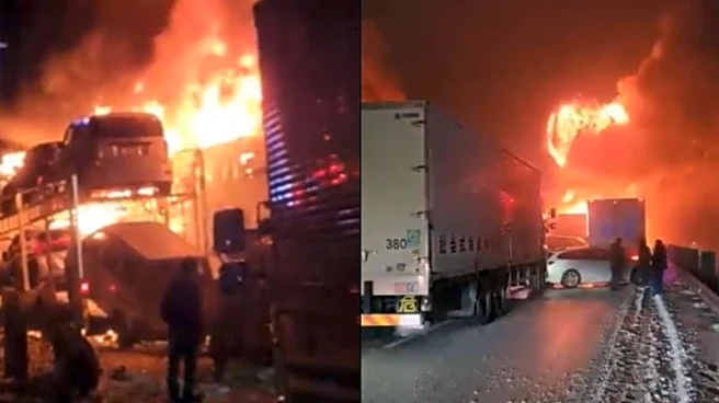 Heavy Snow Triggers Over 50-Car Pile-Up On Japan Expressway | Video