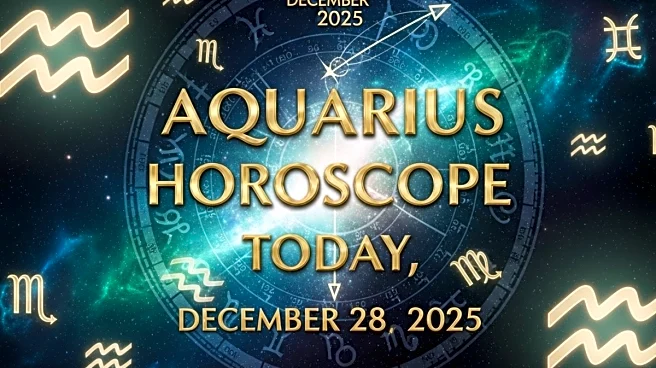 Aquarius Horoscope Today, December 28, 2025