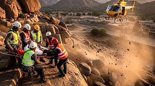 French Tourist Rescued After Being Stranded For Two Days Following Fall At Hampi Hill