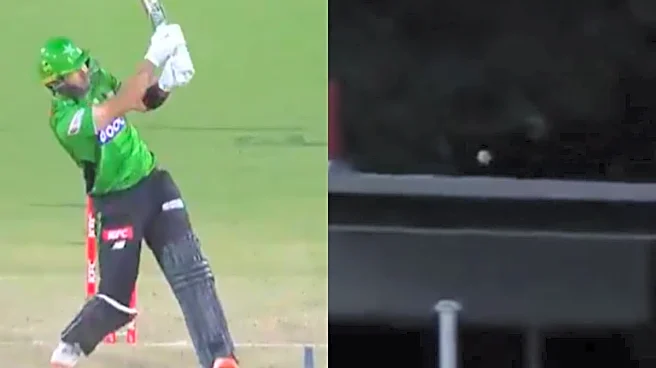 Glenn Maxwell Smashes Huge 104m Six Out Of The Ground, Video Goes Viral | WATCH