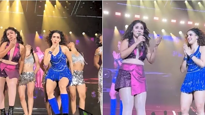 ‘A True Pinch-Me Moment’: Sanya Malhotra Expresses Awe After Performing With Sunidhi Chauhan At Delhi Concert