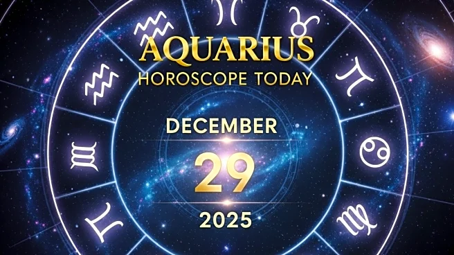 Aquarius Horoscope Today, December 29, 2025