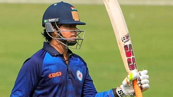Vaibhav Sooryavanshi Bats With A Strike Rate Of 310 In Vijay Hazare Trophy, Scores...