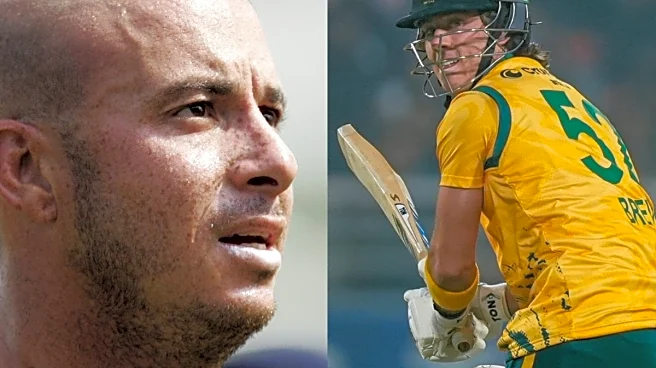 'Not Showing Any Signs Of...': Herschelle Gibbs Slams Dewald Brevis