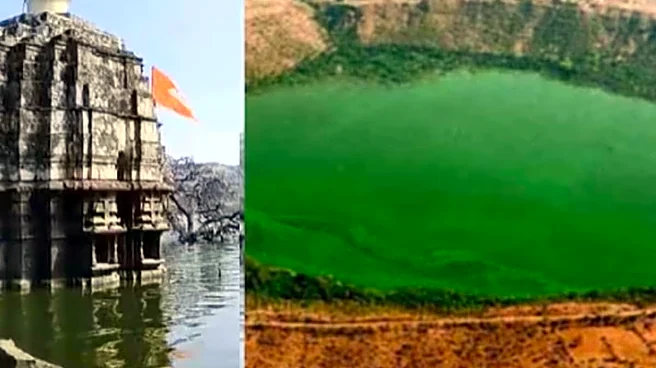 Lonar Mystery Deepens: India’s 'Moon Crater' Lake Has Submerged Centuries-Old Temples