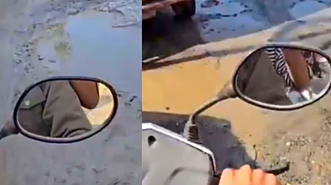 Video Of Pothole-Riddled Roads Puts Indore’s ‘Cleanest City’ Tag Under Scanner: ‘Life Ki Koi Guarantee Nahi’