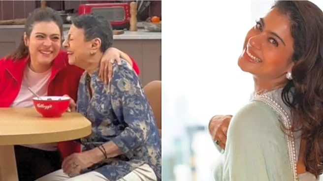 Kajol Calls Mother Tanuja The 'Highlight' Of Her Year, Shares BTS Video With Her From The Sets
