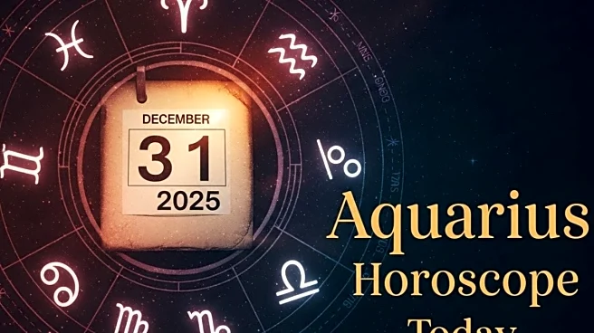 Aquarius Horoscope Today, December 31, 2025