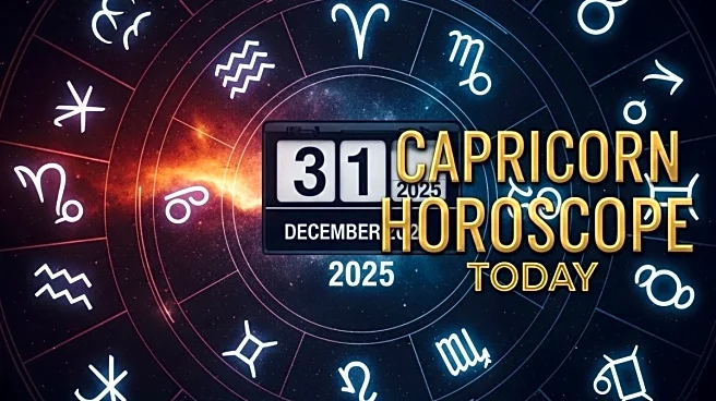 Capricorn Horoscope Today, December 31, 2025