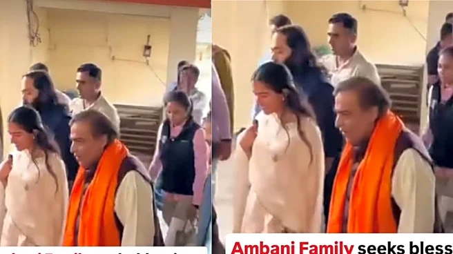 Radhika Merchant and Anant Ambani’s Simple, Serene Start To 2026 At Dwarkadhish Temple