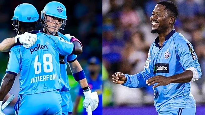 Sherfane Rutherford's All-Round Show Helps Pretoria Capitals Crush MI Cape Town By 85 Runs