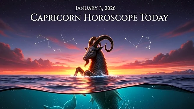 Capricorn Horoscope Today, January 3, 2026